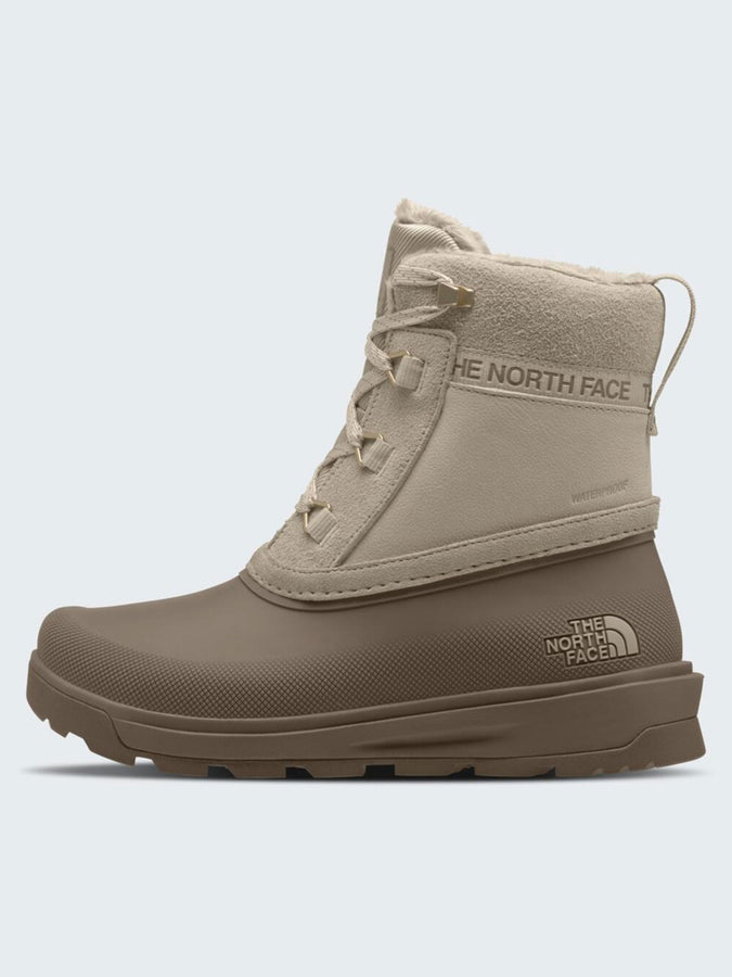 TNF Shellista V Shorty WP Taupe Winter Boots Winter 2027 | TIMELESS TAUPE/GRNT RED (SN4)