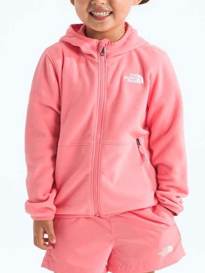 The North Face Glacier Full Zip Hoodie Fleece Spring 2026 | CORAL CRUSH (G52)