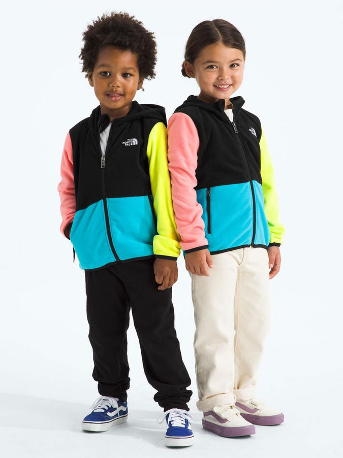 The North Face Glacier Full Zip Hoodie Fleece Spring 2026 | TNF BLACK/MERIDIAN BLUE (M9I)