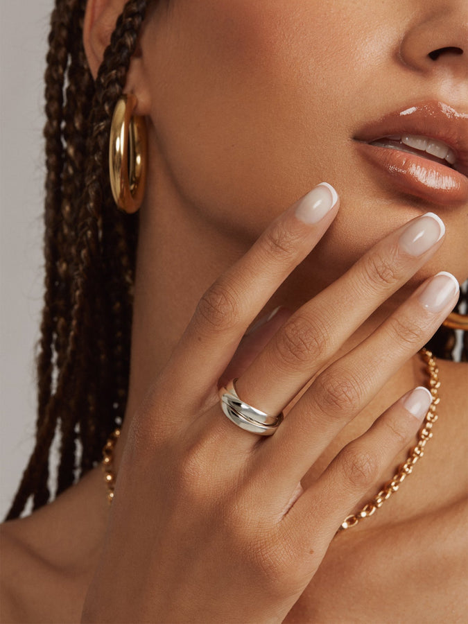 Treasure Box Trio In Silver Ring | ARGENT
