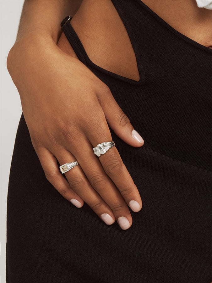 Treasure Box Nugget Ring In Silver | ARGENTTreasure Box Nugget Ring In Silver | ARGENT