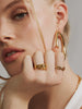Treasure Box Link Chain Gold Ring