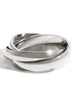 Treasure Box Trio In Silver Ring