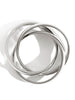 Treasure Box Trio In Silver Ring