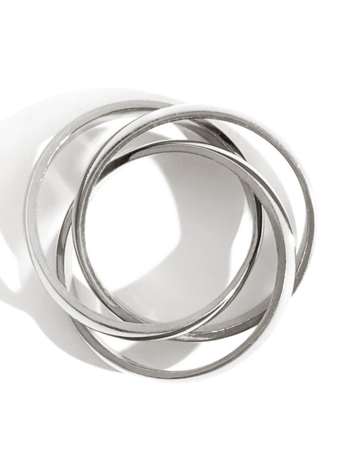 Treasure Box Trio In Silver Ring | ARGENT