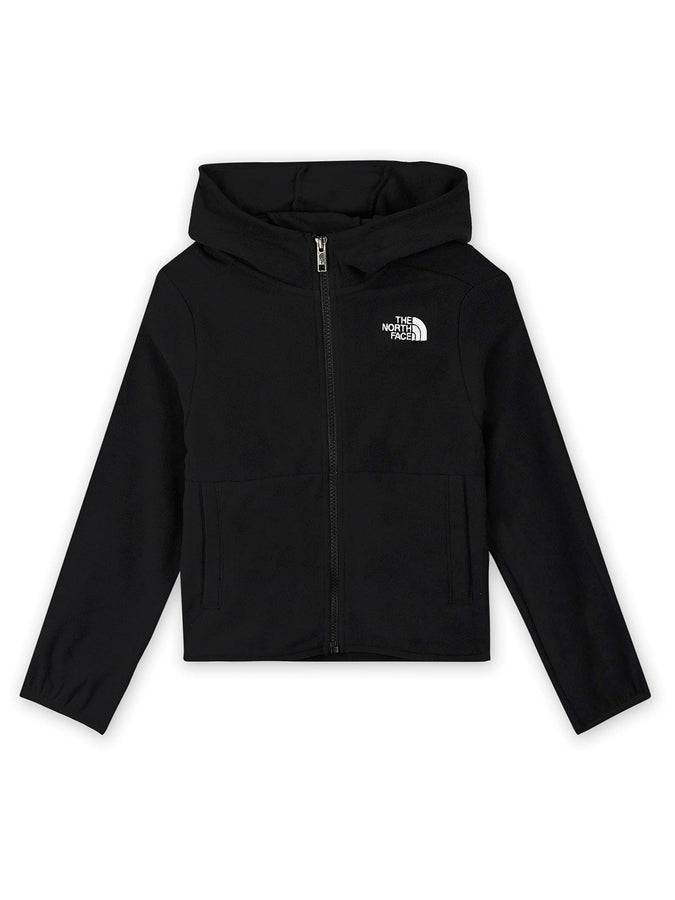 The North Face Glacier Zip Hooded Polar Fleece | TNF BLACK (JK3)