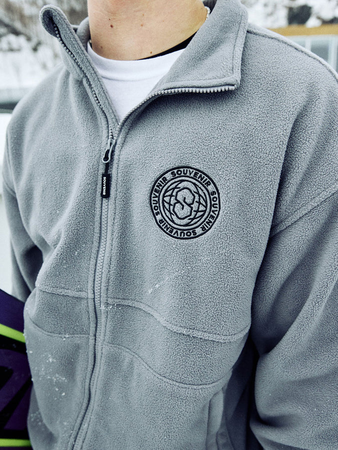 Souvenir Tech Zip Up Polar Fleece Winter 2026 | COOL GREY
