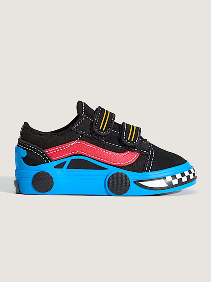 Vans Old Skool V Car Black/Blue Shoes Spring 2026 | BLACK/BLUE (Y61)