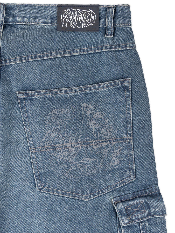 Frosted Cargo Transformer Jeans Spring 2026 | STRONG BLUE