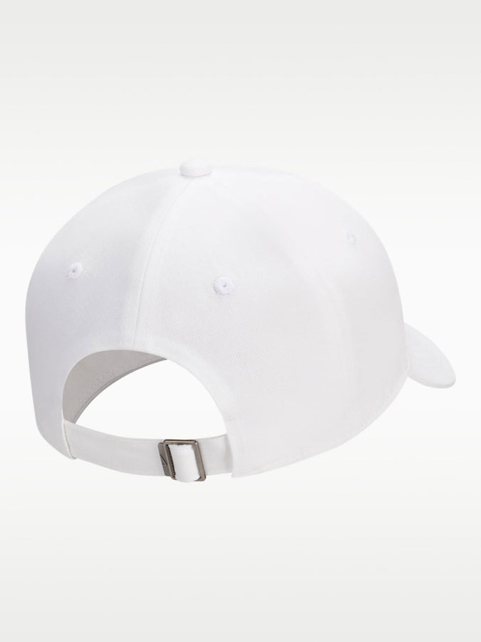 Nike Golf Club Unstructured Futura Wash Strapback Hat | WHITE/BLACK (100)