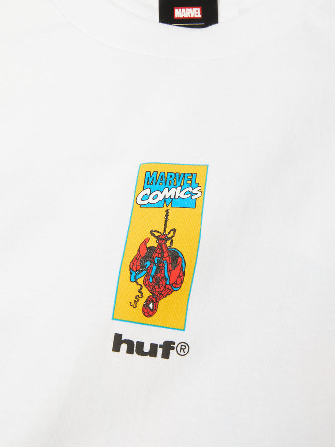 Huf x Marvel Spider-Man Upside Down T-Shirt Fall 2026 |WHITE