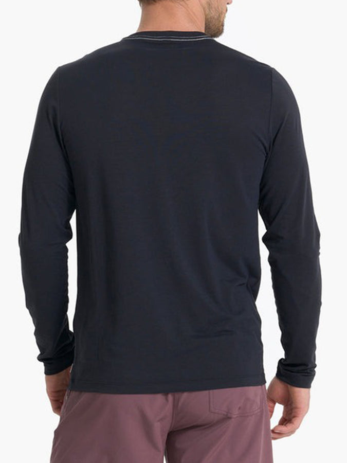 Vuori Current Tech Long Sleeve T-Shirt | BLACK (BLK)