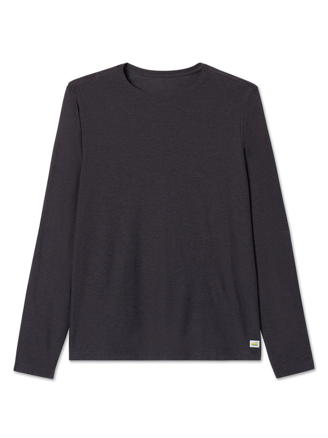 Vuori Strato Tech Long Sleeve T-Shirt | CHARCOAL HEATHER (HCC)