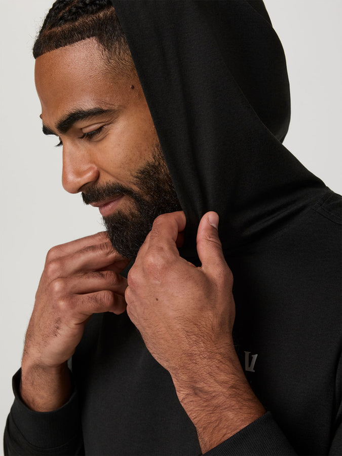 Vuori Ponto Hoodie Fall 2026 | BLACK HEATHER (HBK)
