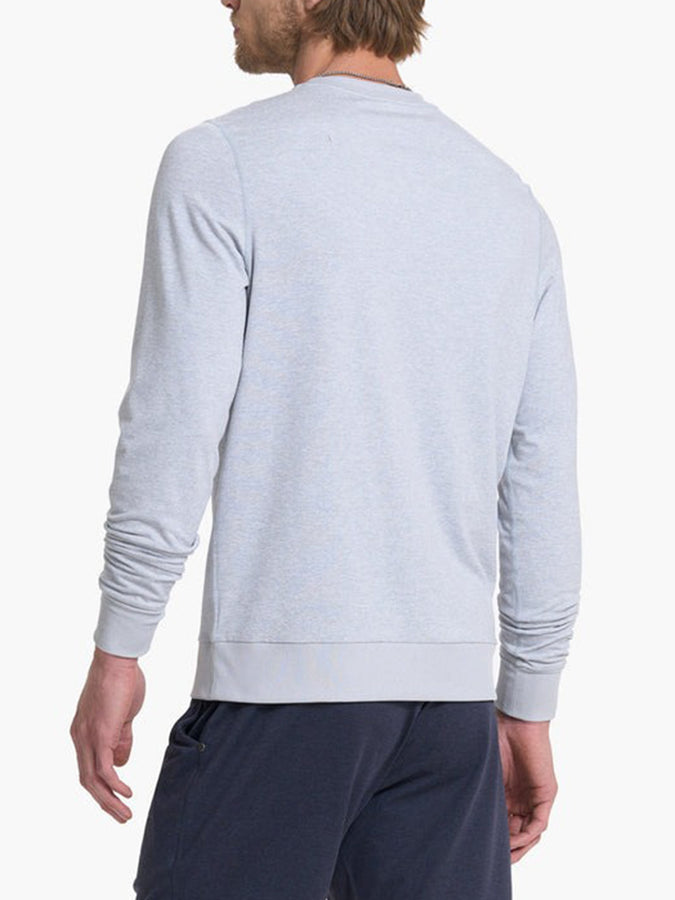 Vuori Ponto Performance Crewneck Sweatshirt | PLATINUM HEATHER (HPT)