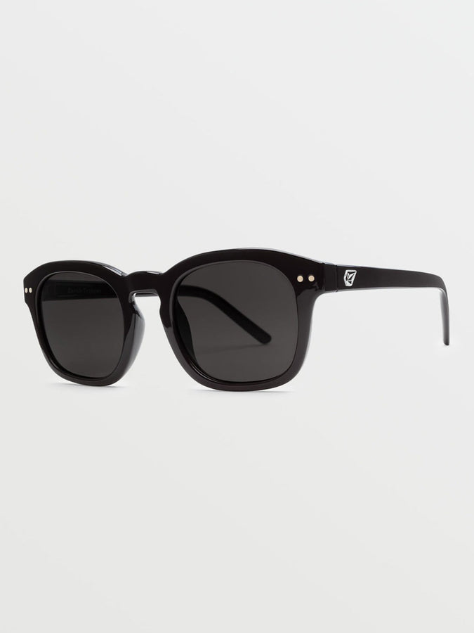 Volcom Earth Tripper Gloss Black / Gray Sunglasses | BLACK GLOSS / GRAY