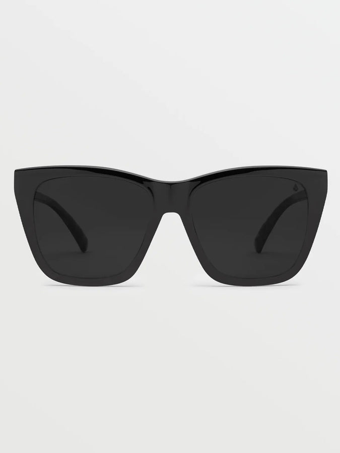 Volcom Looky Lou Gloss Black/Gray Sunglasses | BLACK / GRAY