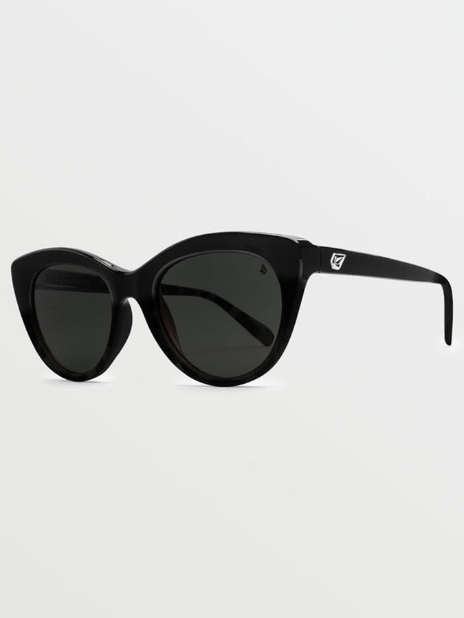 Volcom EyeEye Stone Gloss Black / Gray Sunglasses | GLOSS BLACK / GRAY