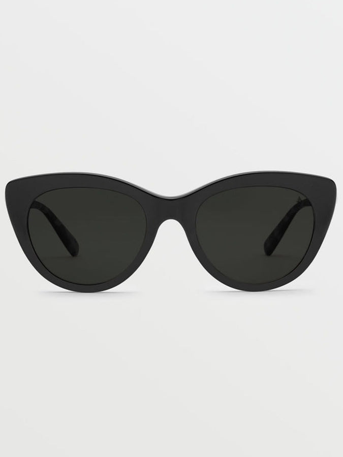 Volcom EyeEye Stone Gloss Black / Gray Sunglasses | GLOSS BLACK / GRAY