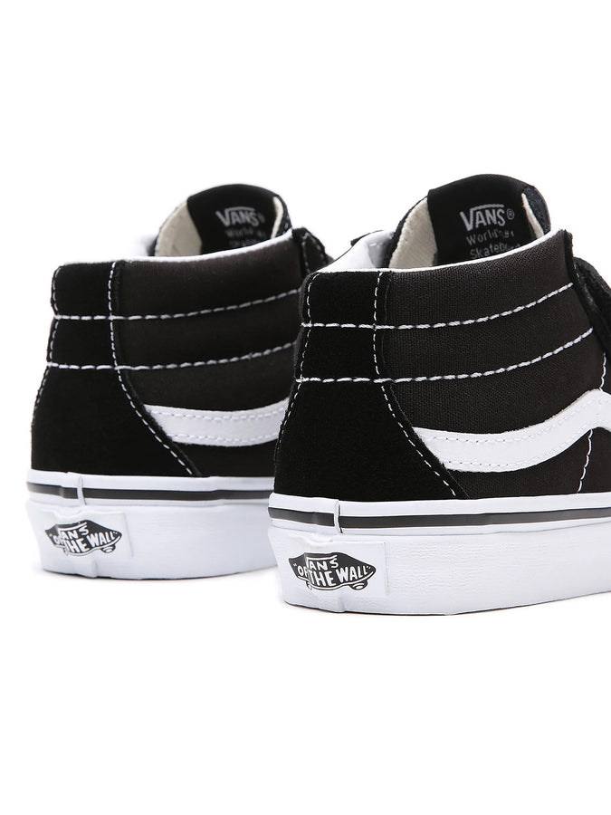 Vans Sk8-Mid Reissue V Shoes | BLACK/TRUE WHITE (6BT)