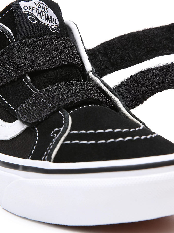 Vans Sk8-Mid Reissue V Shoes | BLACK/TRUE WHITE (6BT)