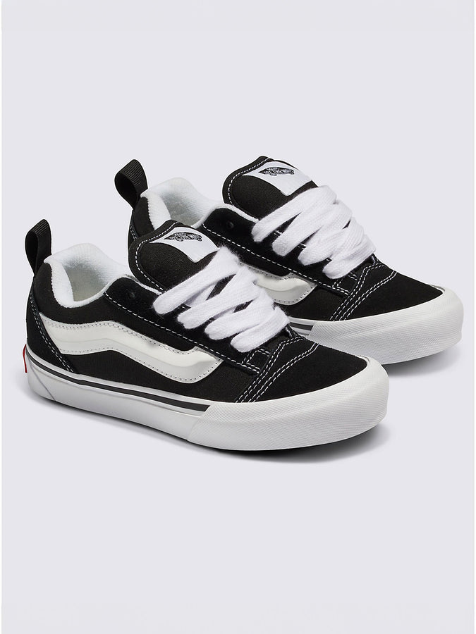 Vans Knu Skool Black/true White Shoes (Kids) | BLACK/TRUE WHITE (6BT)