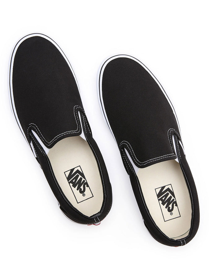 Vans Classic Slip-on Black Shoes | BLACK (BLK)