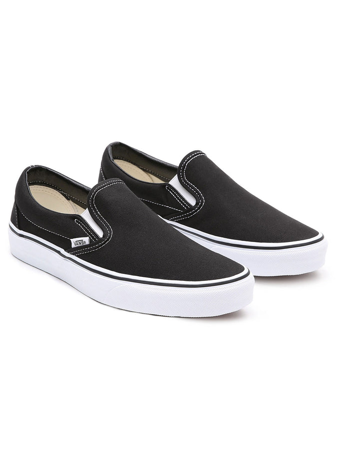 Vans Classic Slip-on Black Shoes | BLACK (BLK)