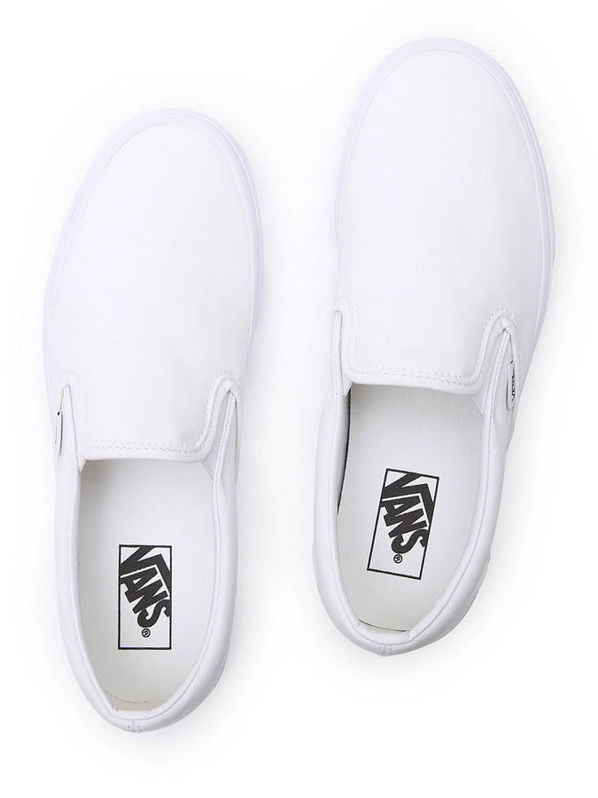 Vans Classic Slip-on True White Shoes | TRUE WHITE (W00)