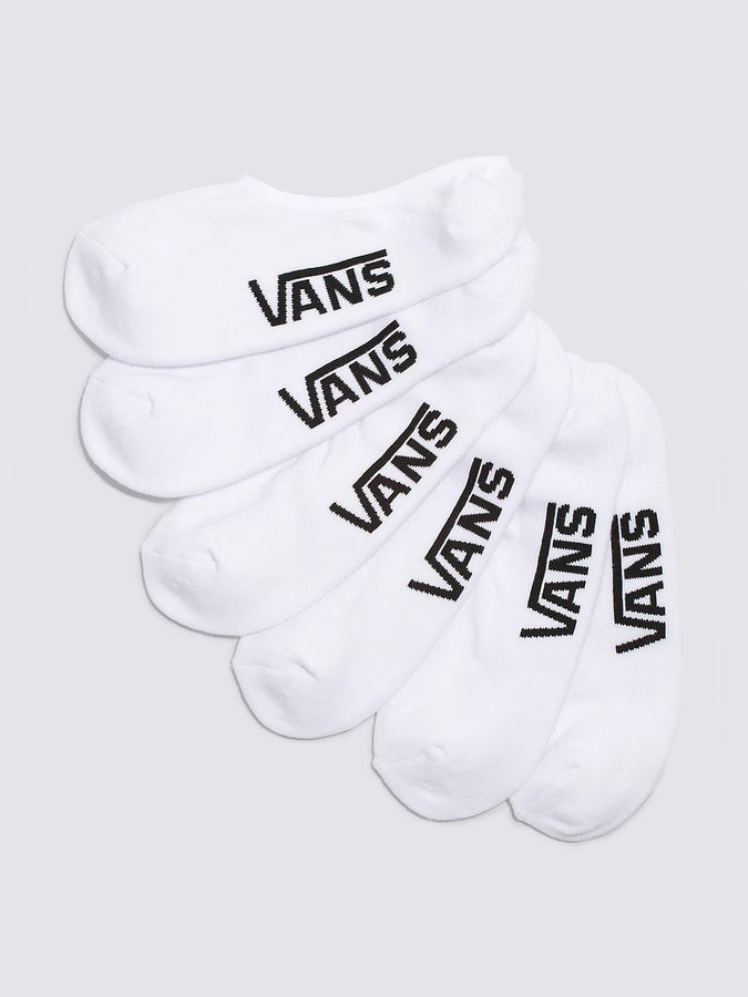 Vans Classic No Show Men 3 Pack Socks | WHITE (WHT)