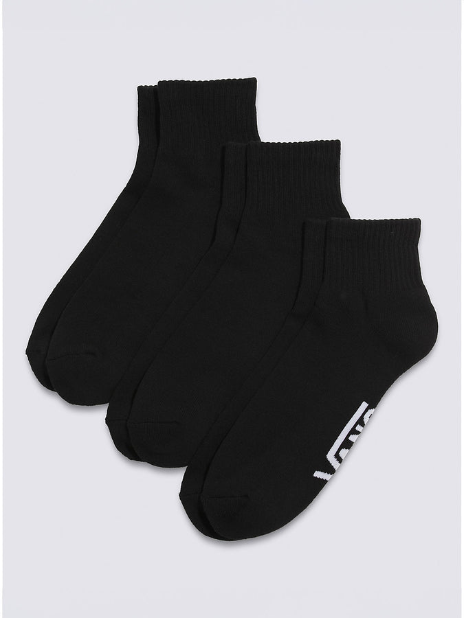 Vans Classic Ankle 3 Pack Socks | BLACK (BLK)