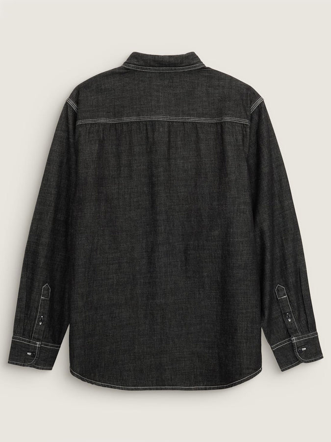 Vans LX Chambray Long Sleeve Buttondown Shirt Spring 2026 | BLACK (BLK)