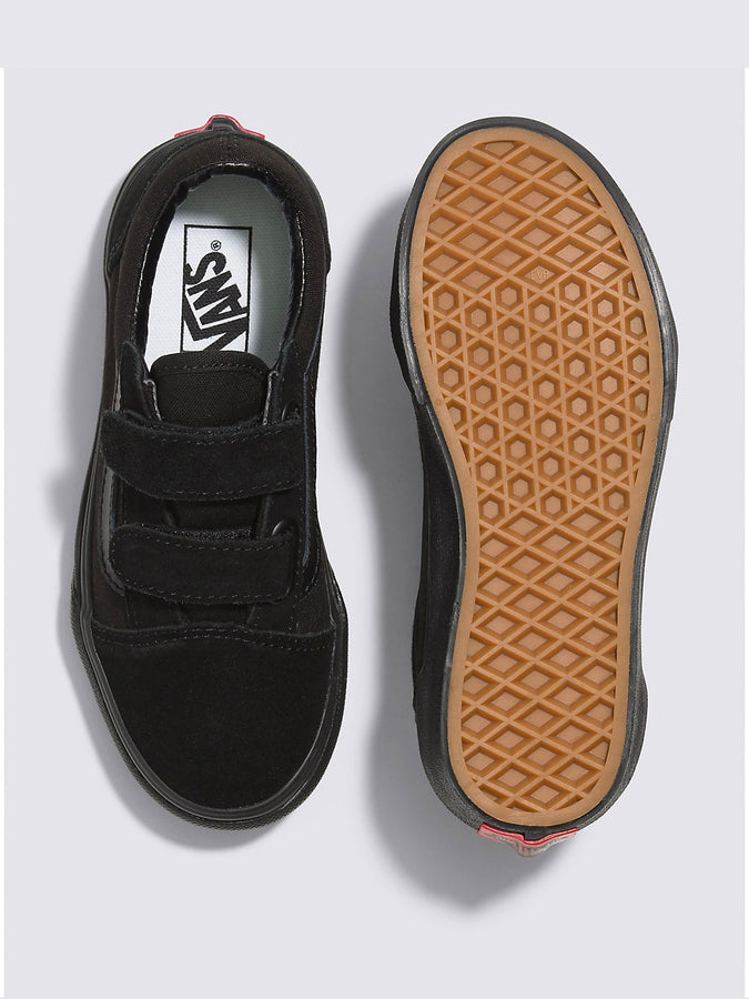 Vans Old Skool V Black/Black Shoes | BLACK/BLACK (ENR)