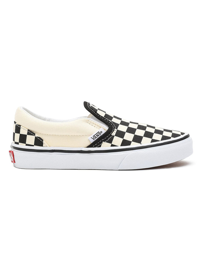 Vans Classic Slip-On Shoes | (CHECK) BLACK/WHITE (EO1)