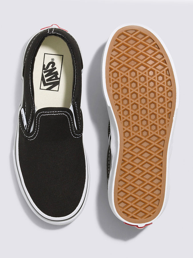 Vans Classic Slip-On Black/True White Shoes | BLACK/TRUE WHITE (6BT)