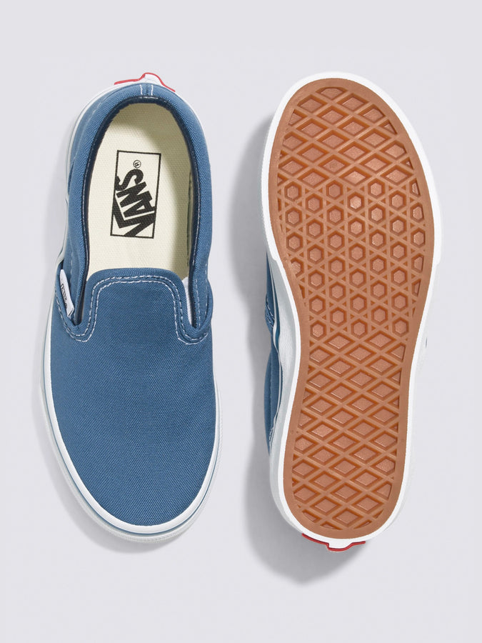 Vans Classic Slip-On Shoes | NAVY/TRUE WHITE (NWD)