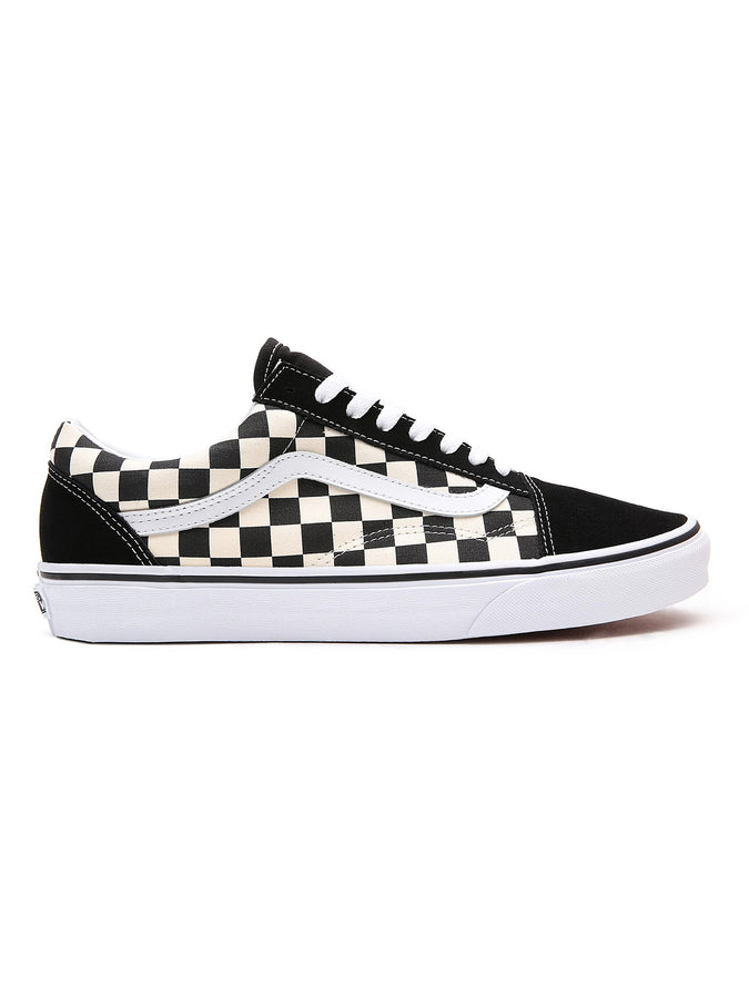 Vans Old Skool Primary Check Black/White Shoes | (PRICHECK) BLK/WHT (P0S)