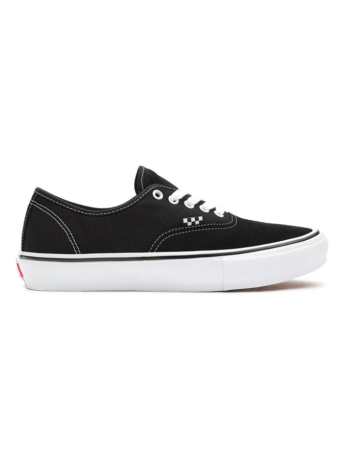 Vans Skate Authentic Black/White Shoes | BLACK/WHITE (Y28)