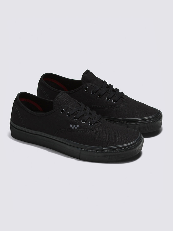 Vans Skate Authentic Black/Black Shoes | BLACK/BLACK (BKA)