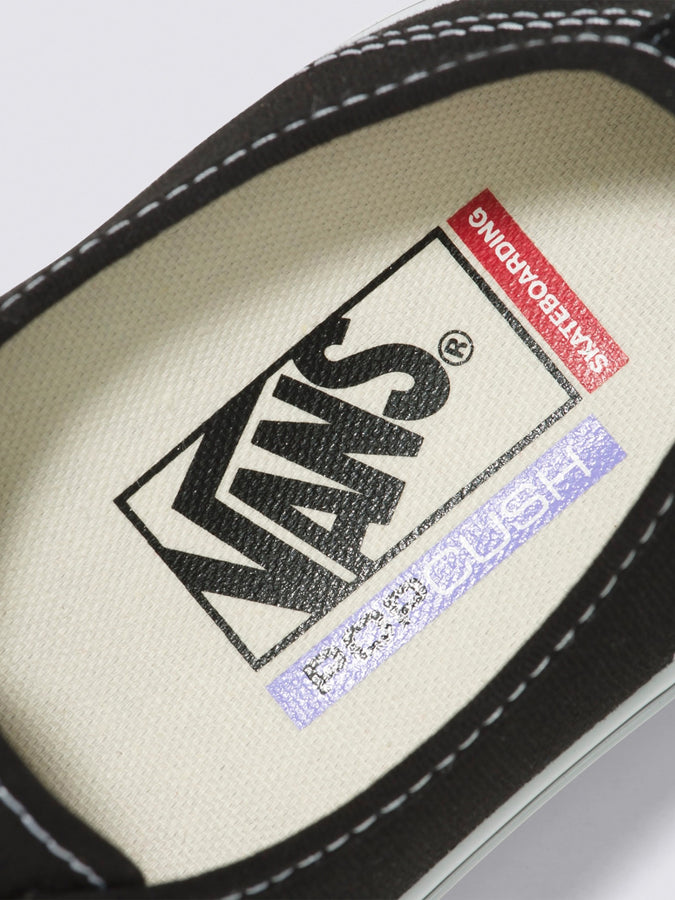 Vans Skate Authentic Black/White Shoes | BLACK/WHITE (Y28)