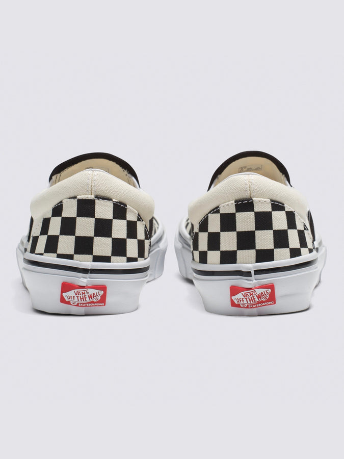 Vans Skate Slip-On Checkerboard Black/Off White Shoes | BLACK/OFF WHITE (AUH)