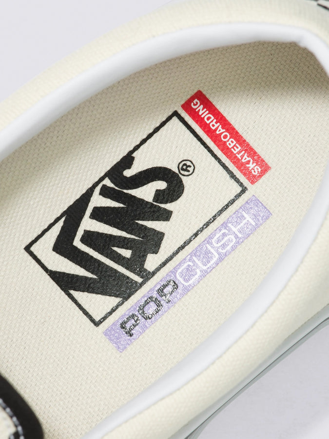 Vans Skate Slip-On Checkerboard Black/Off White Shoes | BLACK/OFF WHITE (AUH)