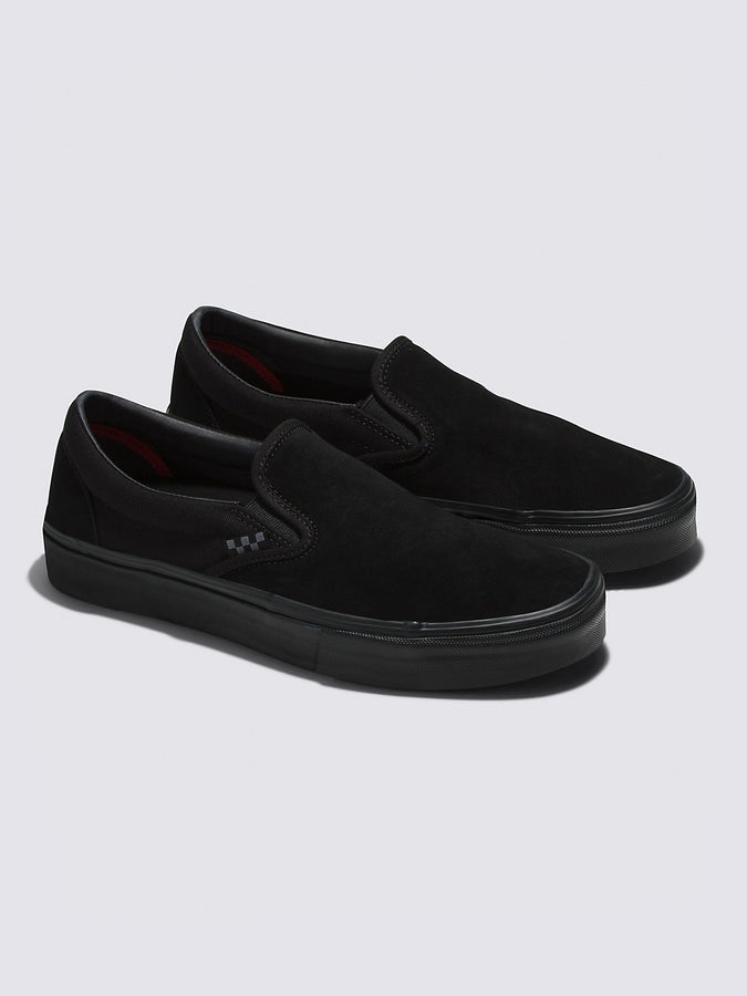 Vans Skate Slip-On Black/Black Shoes | BLACK/BLACK (BKA)