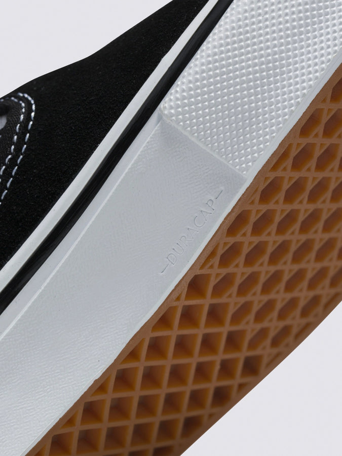 Vans Skate Slip-On Black/White Shoes | BLACK/WHITE (Y28)