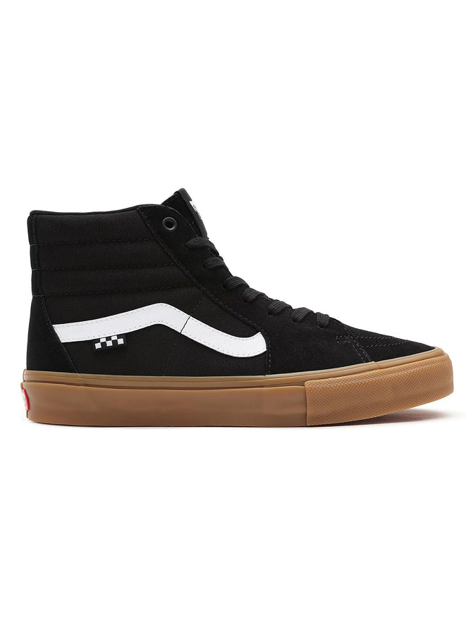 Vans Skate Sk8-Hi Black/Gum Shoes | BLACK/GUM (B9M)