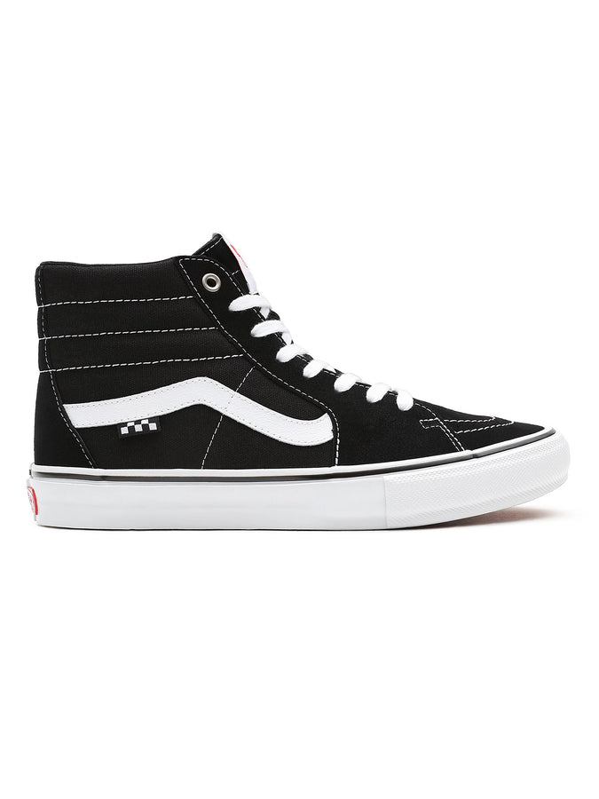 Vans Skate Sk8-Hi Black/White Shoes | BLACK/WHITE (Y28)