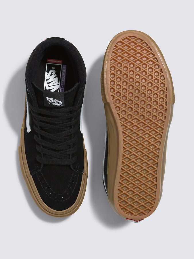 Vans Skate Sk8-Hi Black/Gum Shoes | BLACK/GUM (B9M)