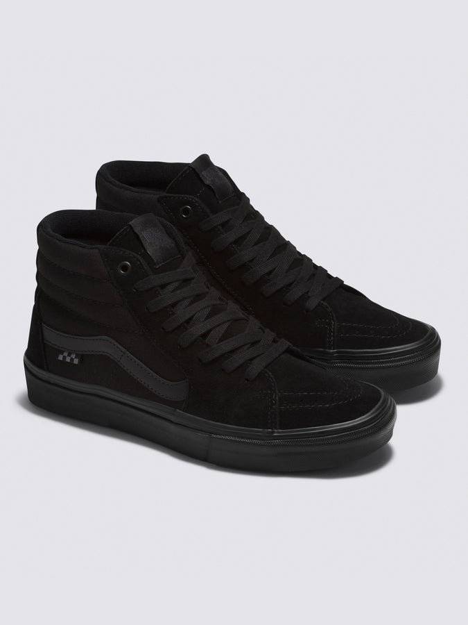 Vans Skate Sk8-Hi Black/Black Shoes | BLACK/BLACK (BKA)