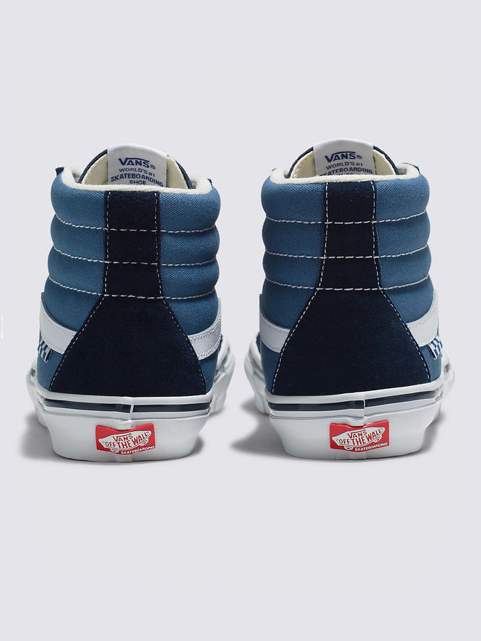 Vans Skate Sk8-Hi Navy/White Shoes | NAVY/WHITE (NAV)