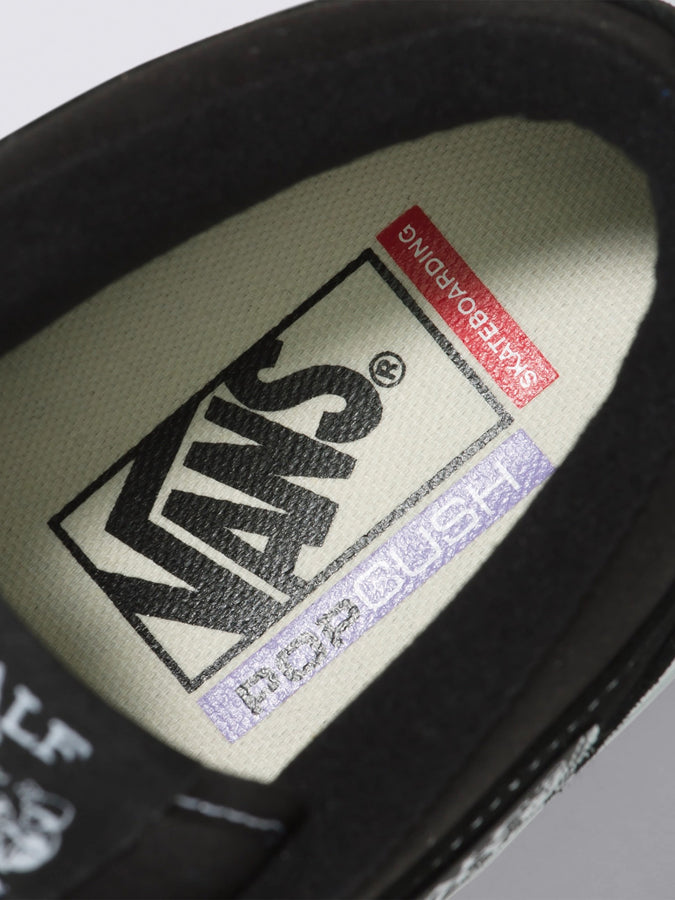Vans Skate Half Cab Black/White Shoes | BLACK/WHITE (Y28)